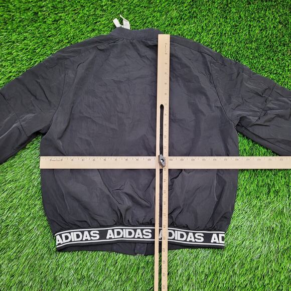 ADIDAS Jacket Womens Small 18x19 Black Lined - Picture 4 of 15